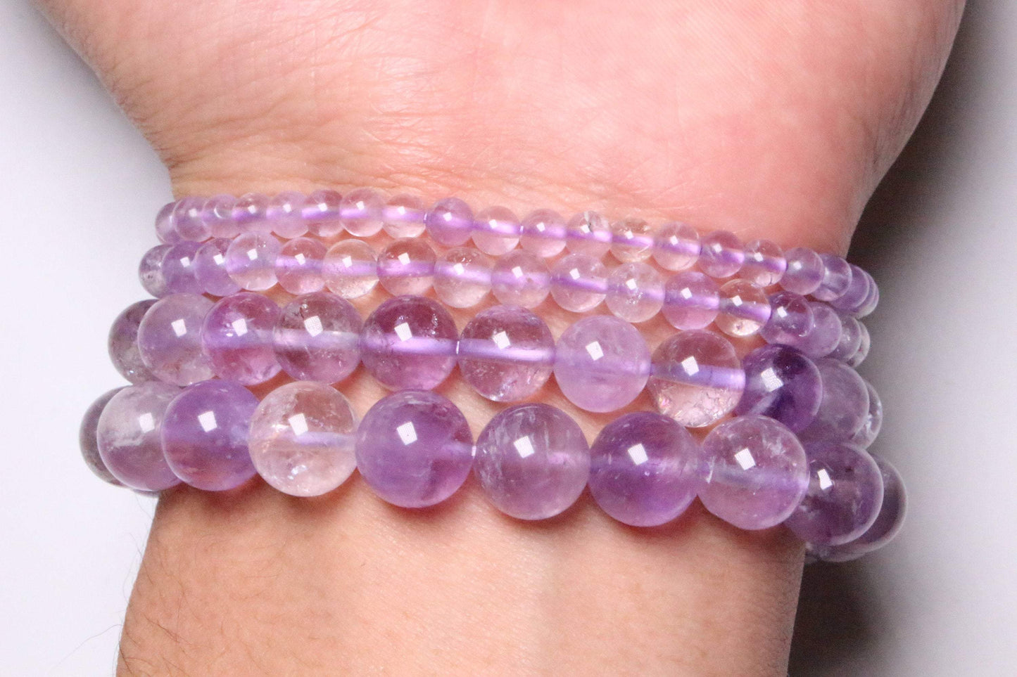 Lavendel Amethyst Armband