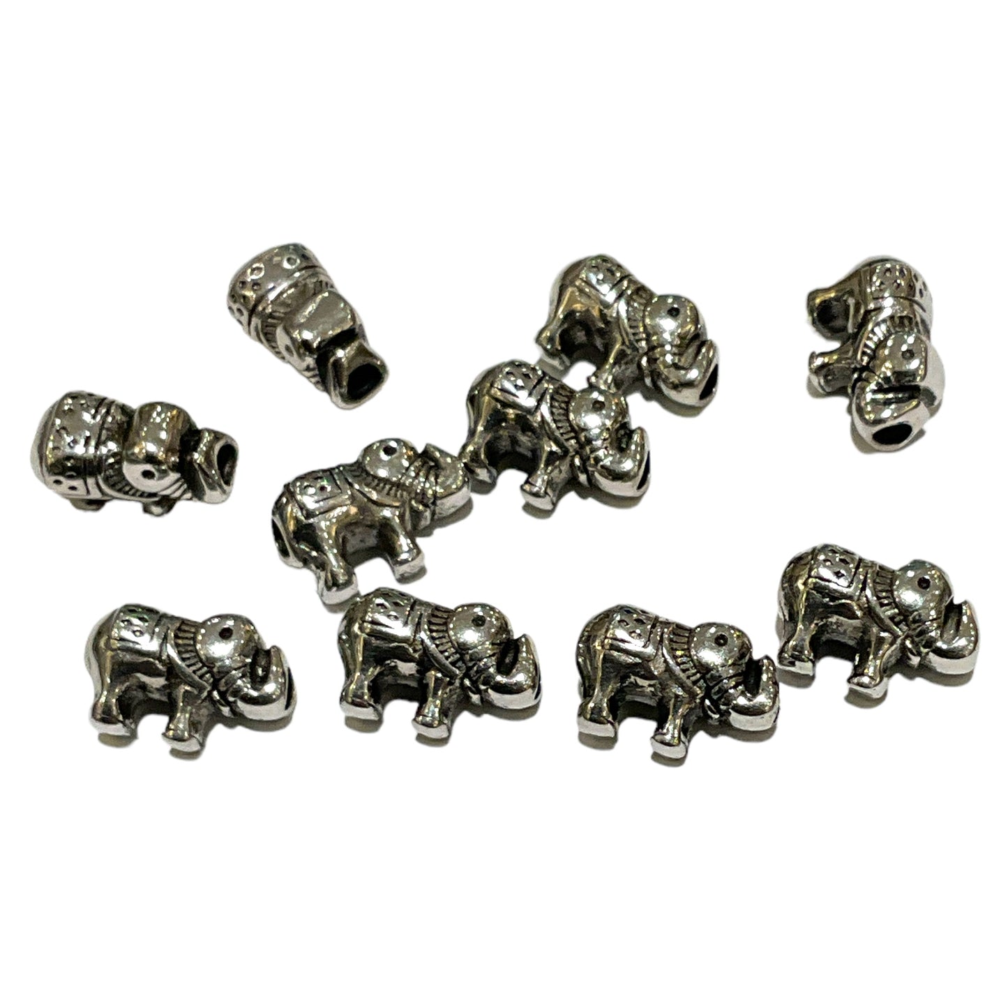 10 Stainless steel elephant charm
