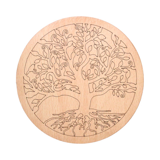 Plaque Arbre de vie en bois